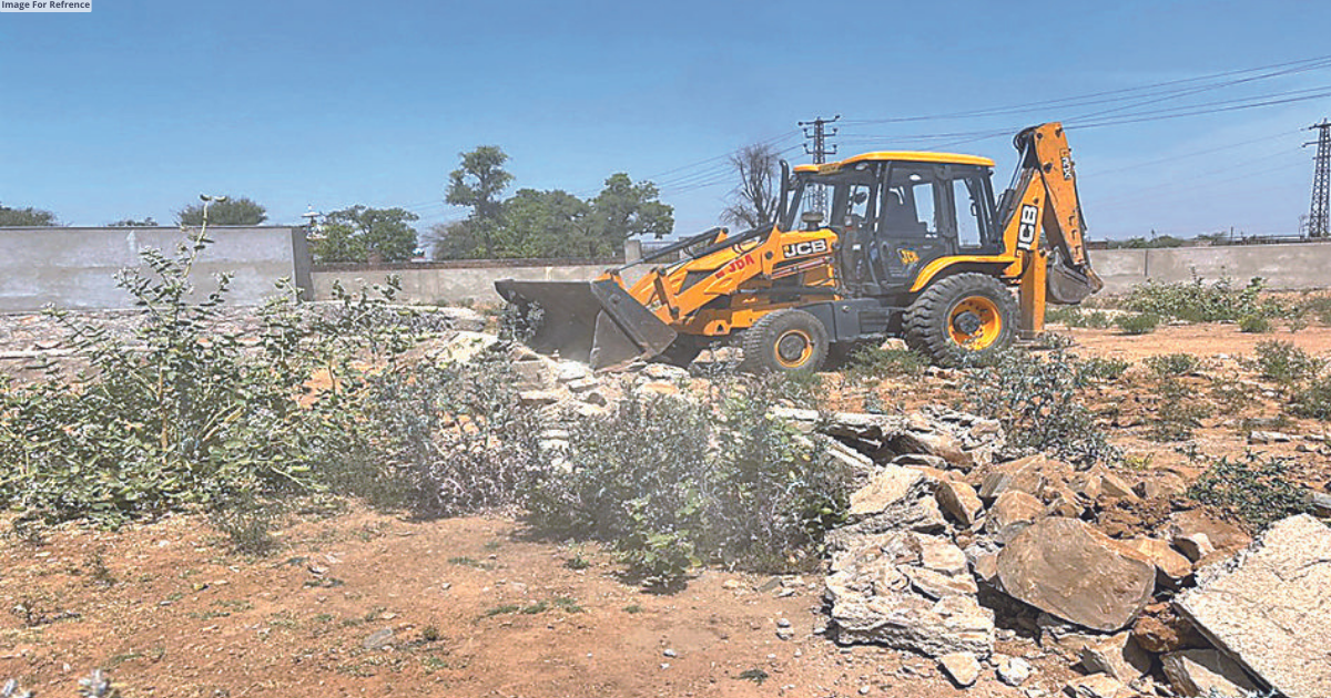 JDA razes illegal construction on 10 bighas of ecological zone land